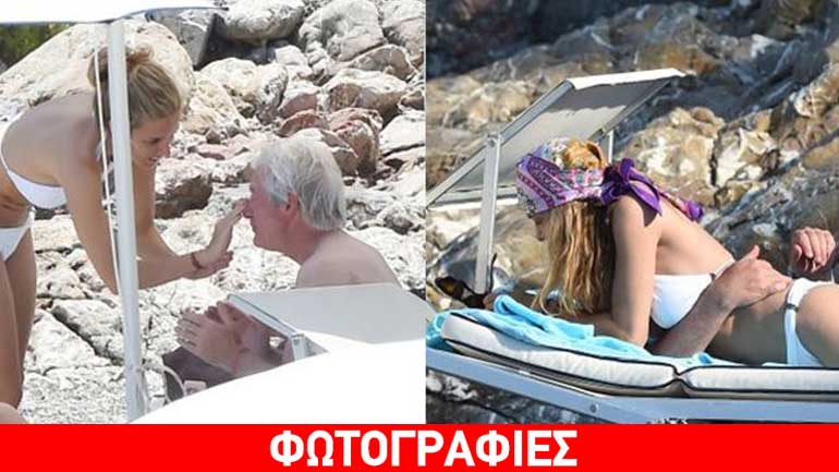 Richard Gere: Σε άκρως τρυφερές στιγμές στην παραλία με την αγαπημένη του!